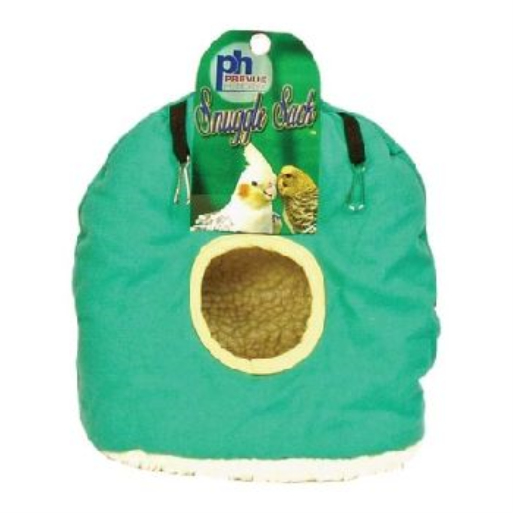 Prevue Pet Products Snuggle Sack Hanging Fabric & Fleece Bird Hideout, Large
