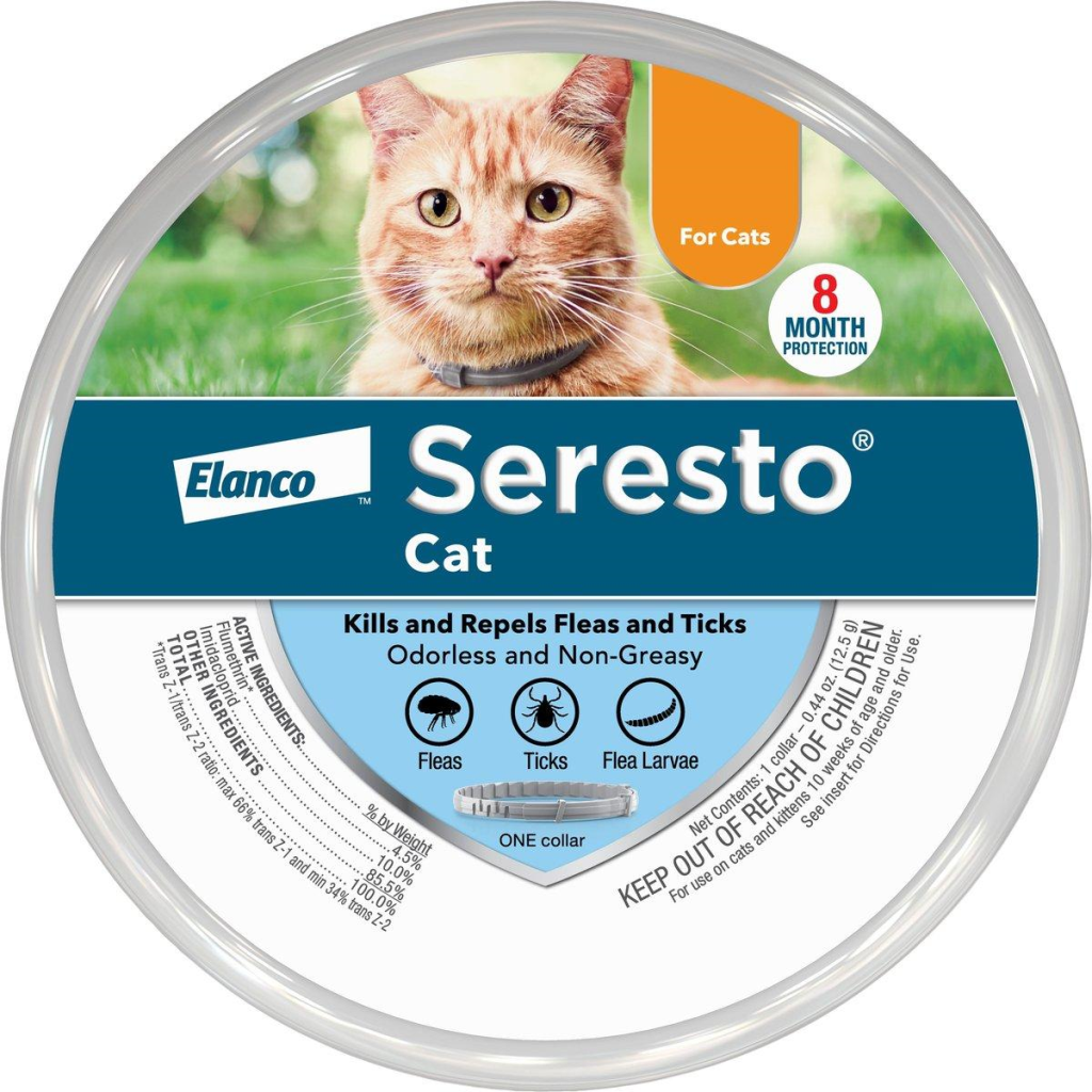 Seresto 8 Month Flea & Tick Prevention Collar for Cats & Kittens