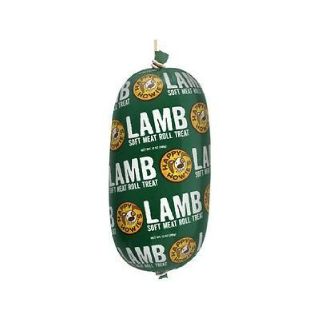 Happy Howie's Lamb Meat Roll Dog Treats, 12-oz