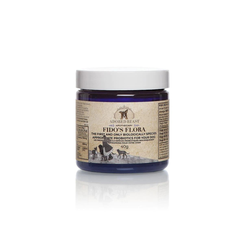 Adored Beast Apothecary Fido's Flora Probiotics for Dogs, 40-gram