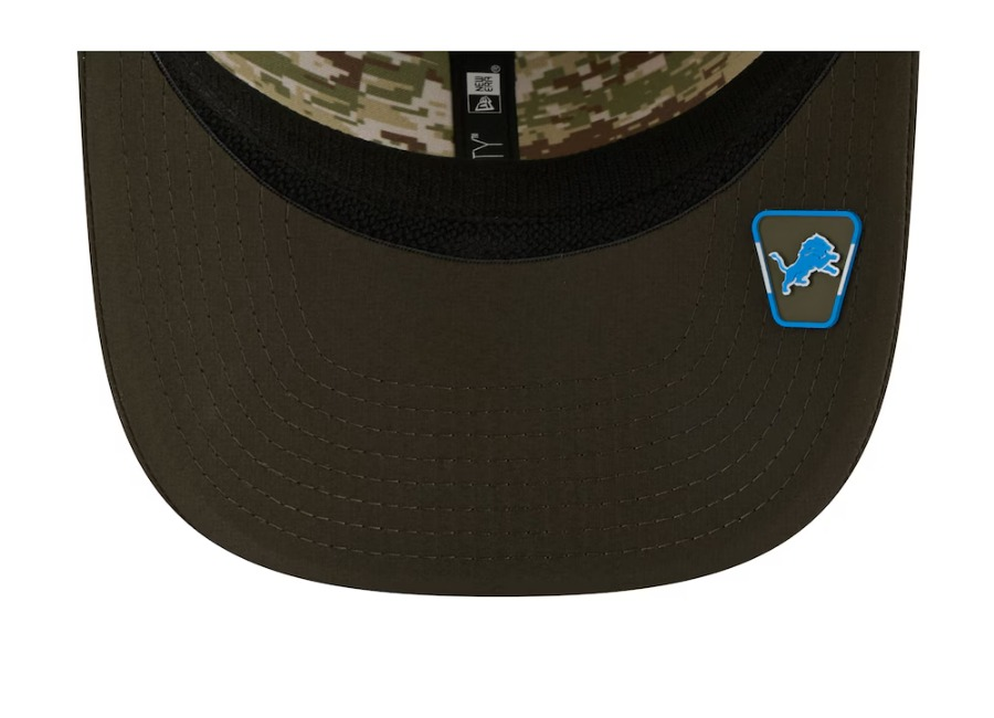 Detroit Lions Salute to Service 2025 Khaki and Dark Olive 9Seventy Stretch Snap