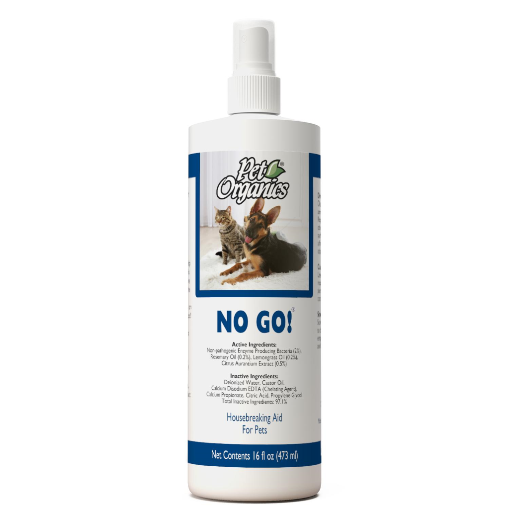 NaturVet Pet Organics No Go! House Breaking Aid Spray for Dogs & Cats, 16-oz