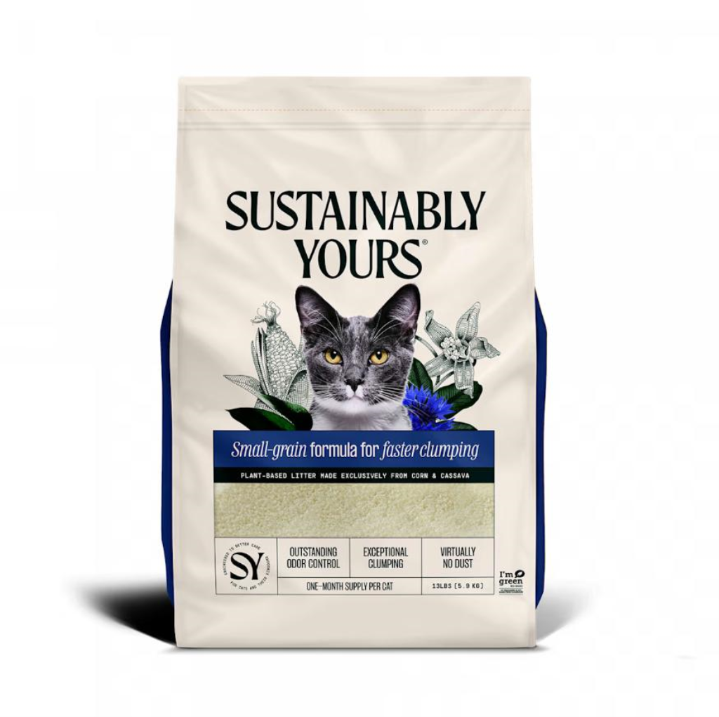 Sustainably Yours Natural Multi-Cat Plus Litter, 13-lb