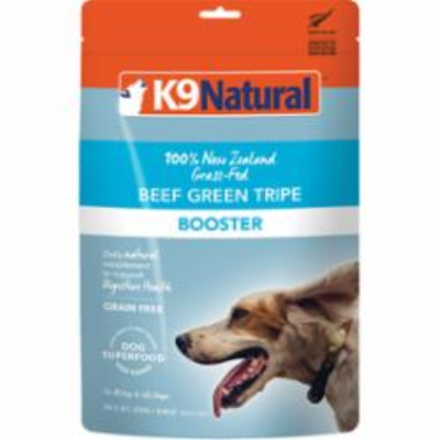 K9 NATURAL DOG FREEZE-DRIED BOOSTER BEEF GREEN TRIPE 8.8OZ