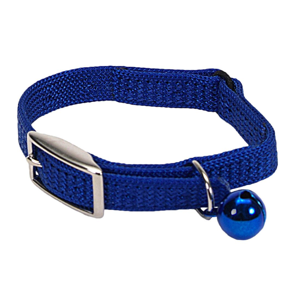 Safe Cat Snag-Proof Safety Cat Collar, Blue, 3/8-in x 12-in