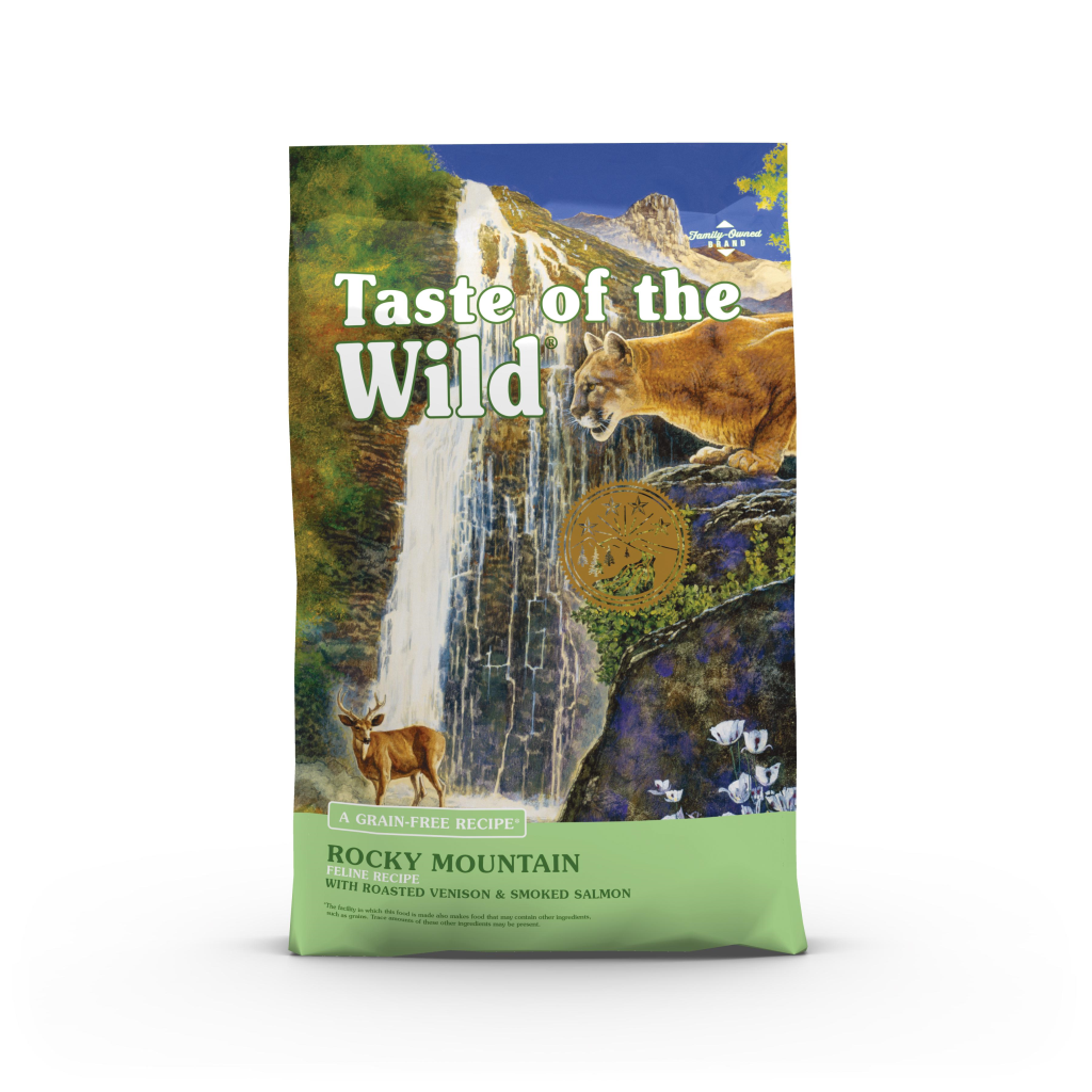 Taste of the Wild Rocky Mountain Grain-Free Dry Cat Food, 5-lb