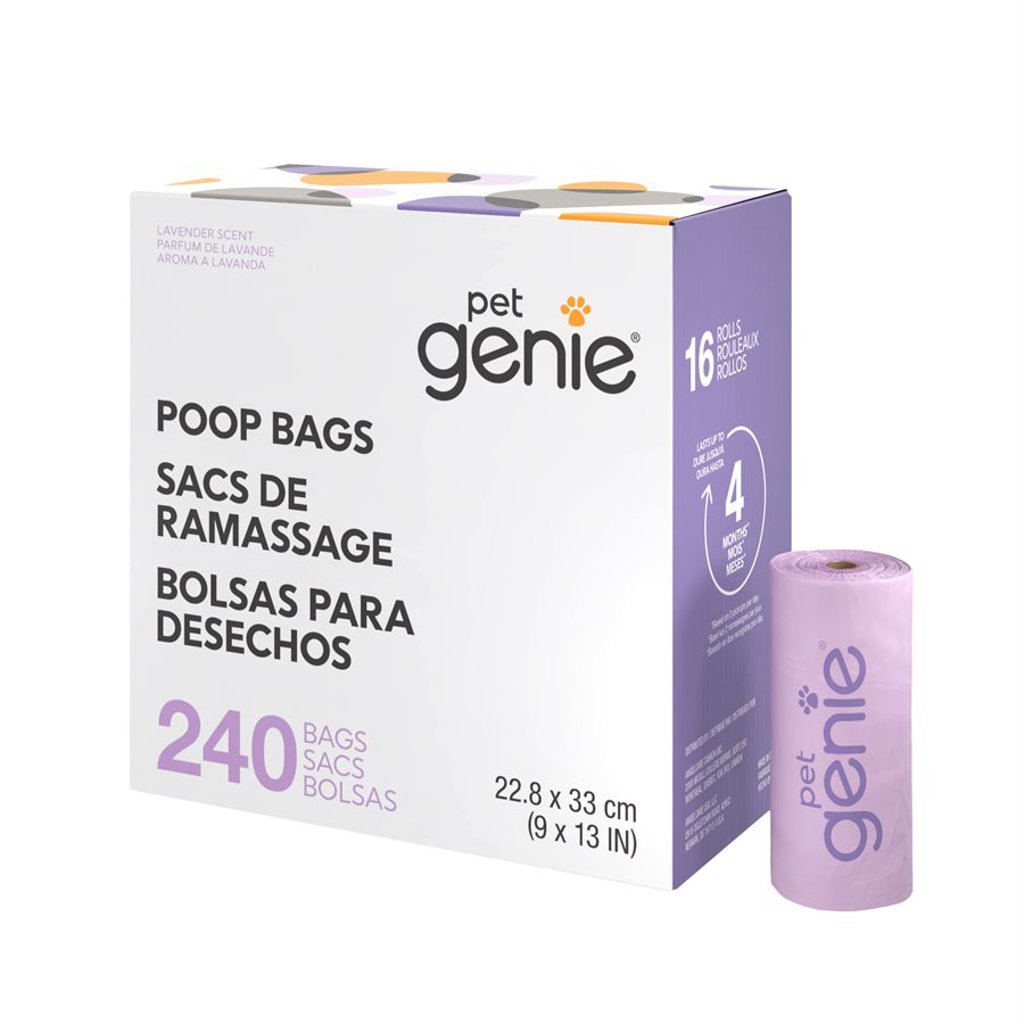 Pet Genie Dog Poop Bags - 16 Rolls (240 bags)