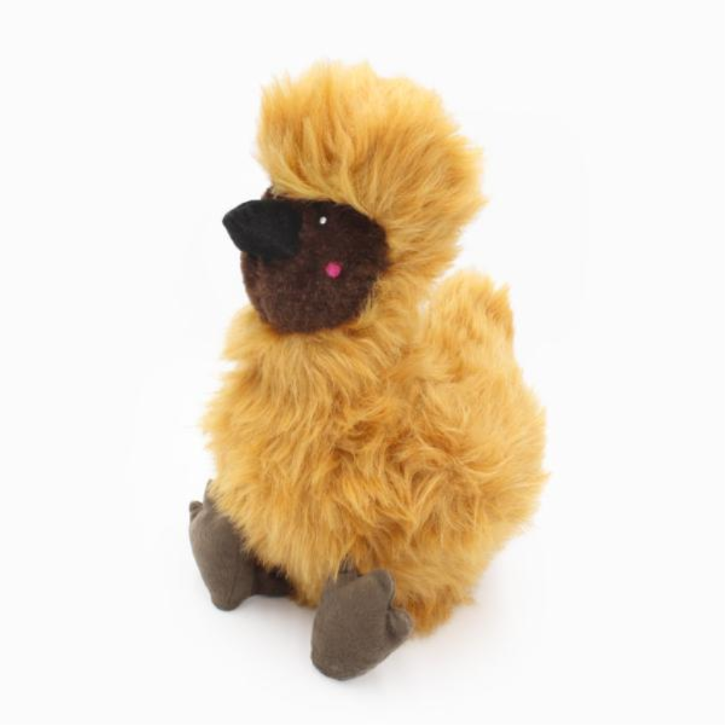 ZippyPaws Wooliez Enzo the Emu Dog Toy, 12 x 9 x 7-in