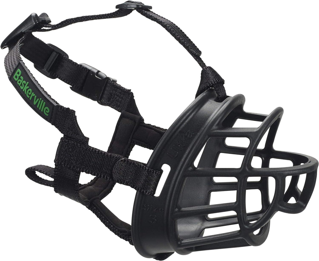 Baskerville Ultra Basket Dog Muzzle, Black, 4