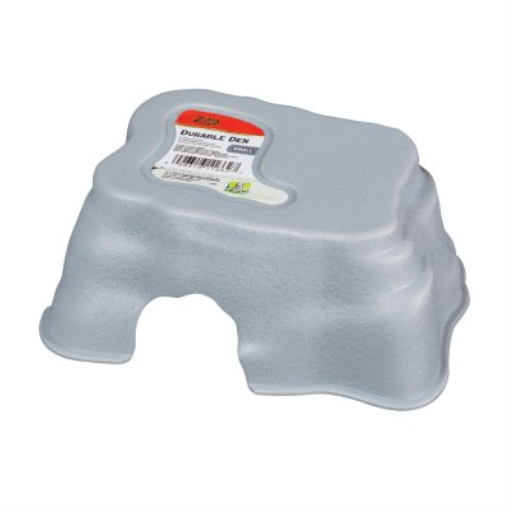 Zilla Durable Den For Reptiles, Gray, Large