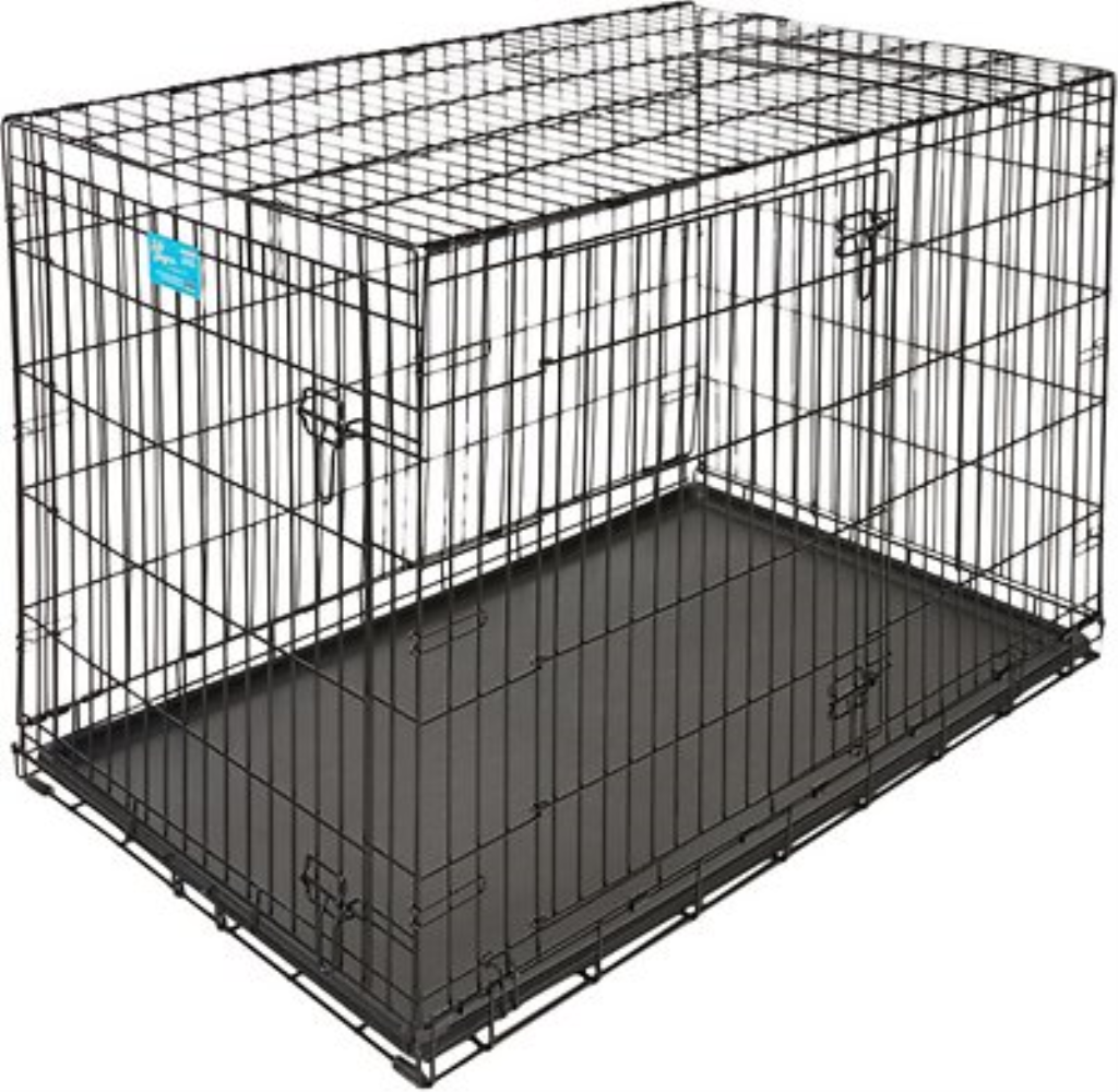 MidWest Life Stages Double Door Dog Crate, 48-in