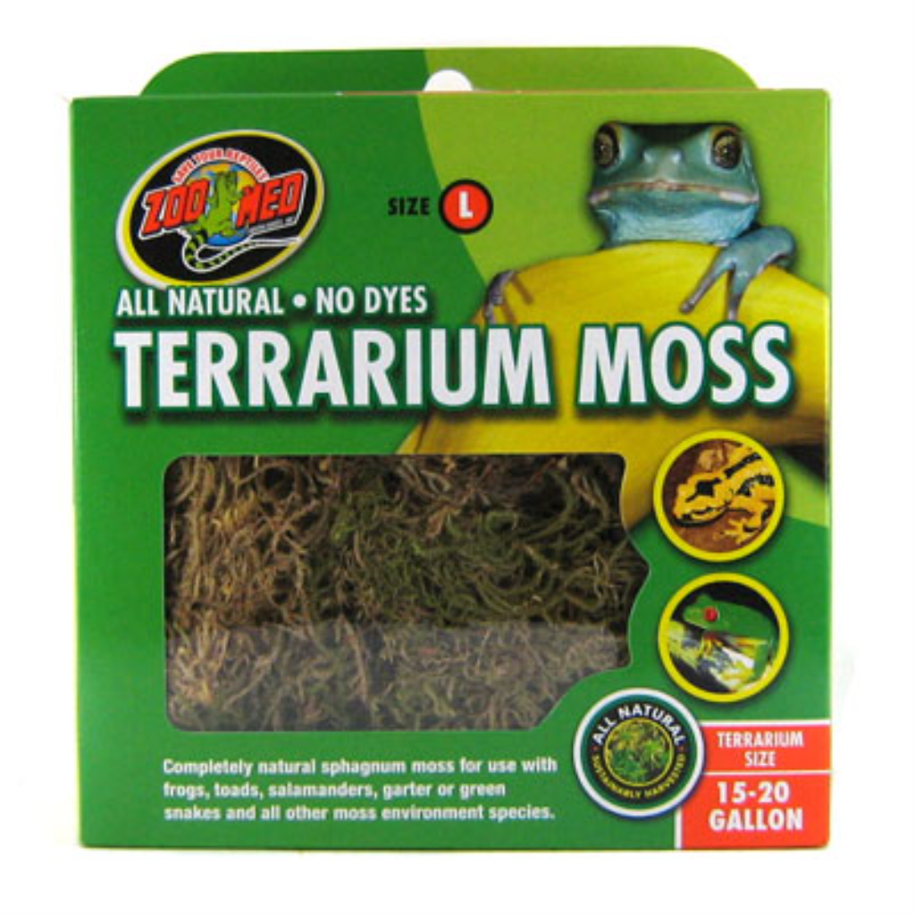 Zoo Med Terrarium Moss, 15-20-gallon