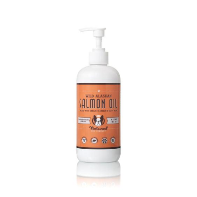 Natural Dog Company Wild Alaskan Salmon Oil Dog Supplement, 16-oz