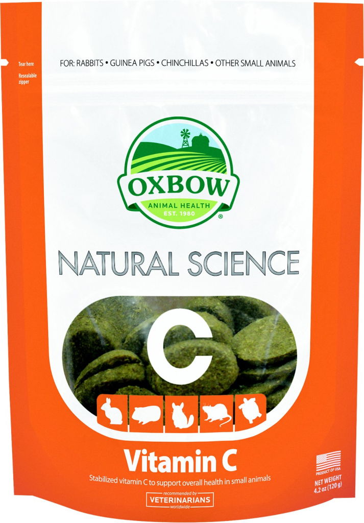 Oxbow Natural Science Vitamin C Small Animal Supplement, 60 count