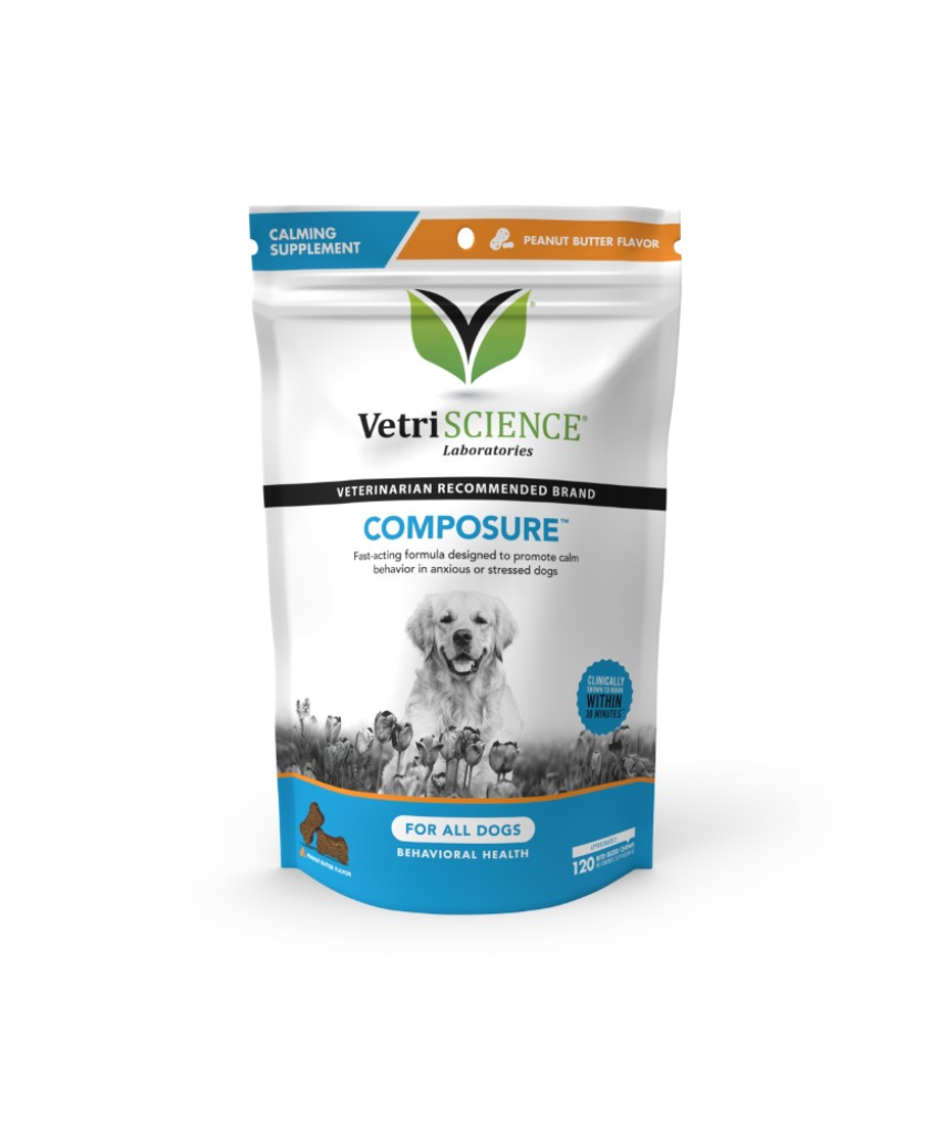 VetriScience Composure Peanut Butter Calming Dog Treats 45 Count