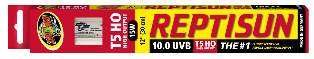 Zoo Med ReptiSun 10.0 UVB T5 HO - High Output Lamp, 15-watt