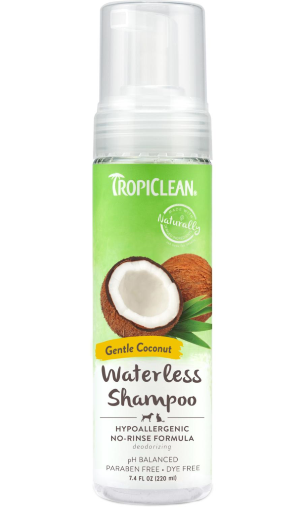 Tropiclean Hypoallergenic Waterless Pet Shampoo, 7.4-oz