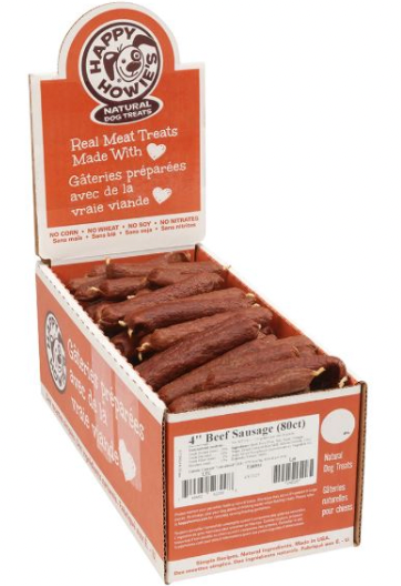 Happy Howie's 4" Beef Sausage