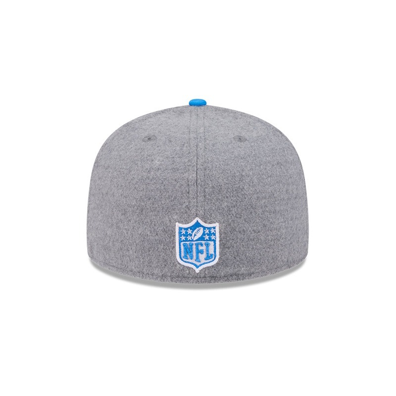 Detroit Lions Grey and Blue 2Tone with NFC Pin 59Fifty