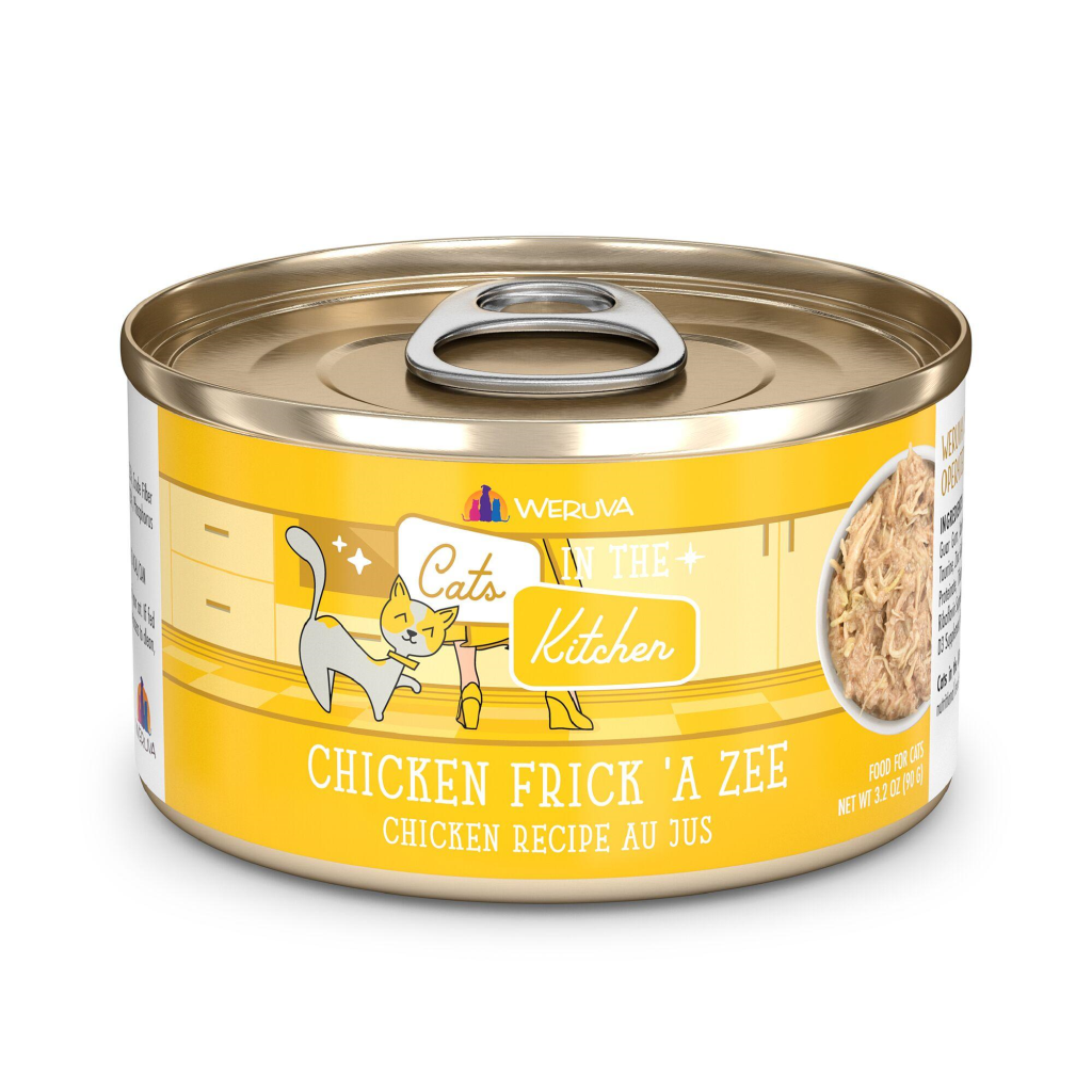 Cats in the Kitchen Chicken Frick 'A Zee Chicken Recipe Au Jus Wet Cat Food Can, 3.2-oz