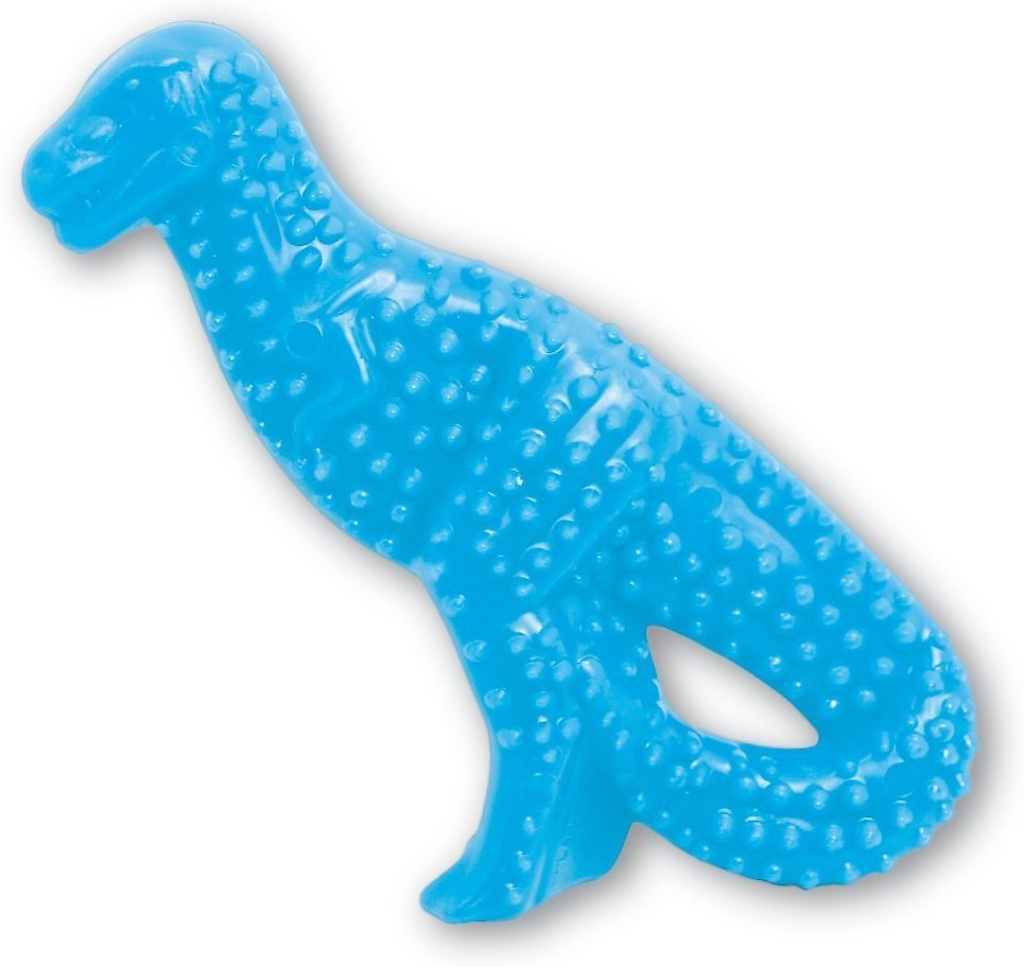 Nylabone Chicken Flavored Puppy Teething Dinosaur Dog Chew Toy, Petite