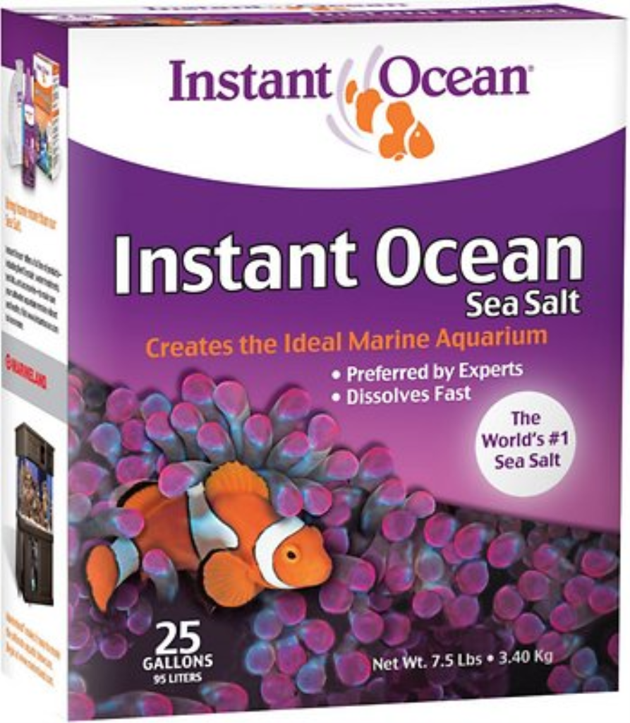 Instant Ocean Sea Salt for Aquariums, 25-gal