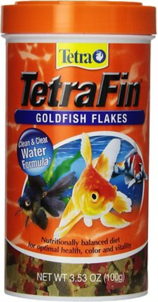 Tetra TetraFin Goldfish Flakes Fish Food, 3.53-oz jar