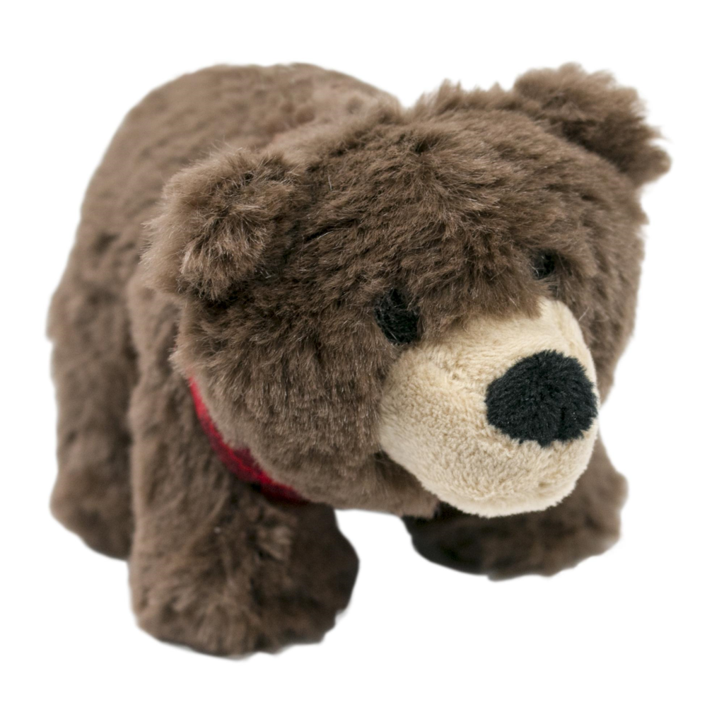 Tall Tails Bear with Squeaker Dog Toy, 5-in