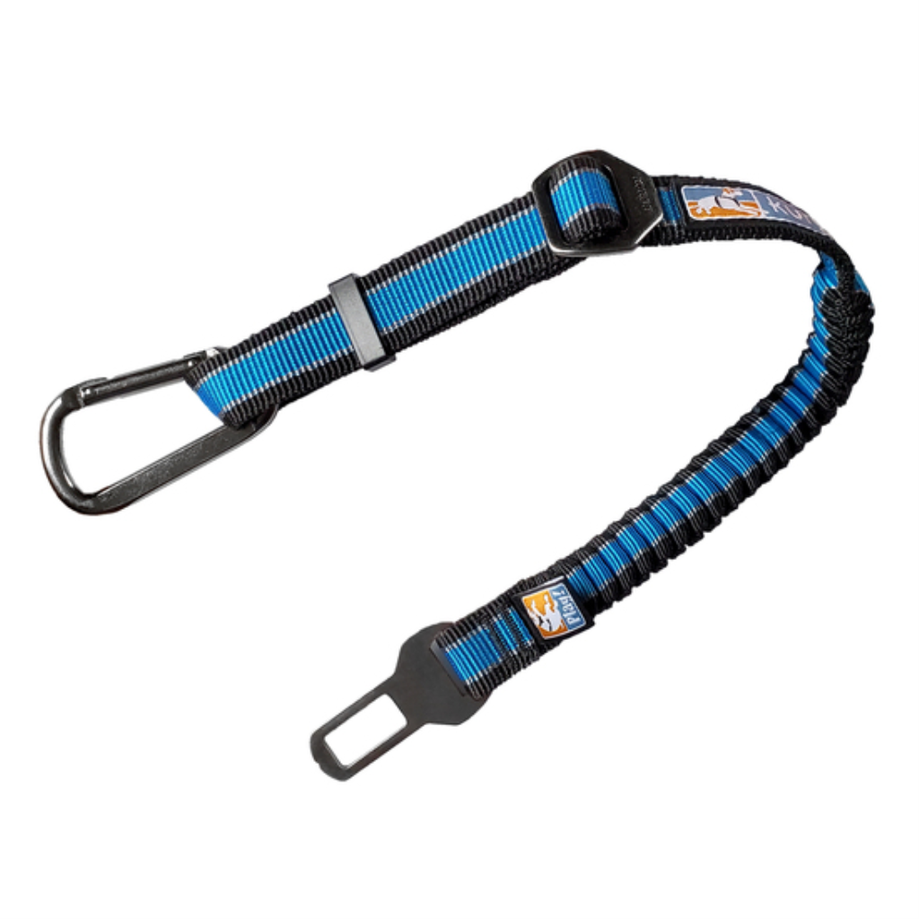 Kurgo Direct to Seatbelt Bungee Tether for Dogs, Blue