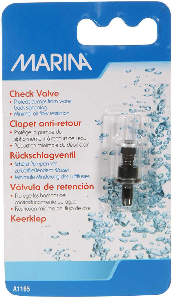 Marina Check Valve for Aquariums