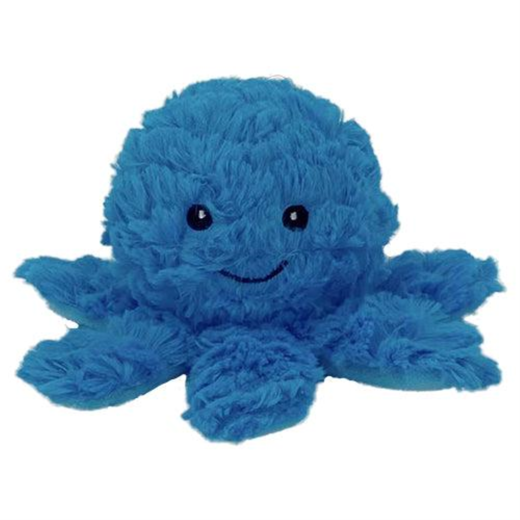 Petlou EZ Squeaky Octopus Ball Dog Toy, 4-in