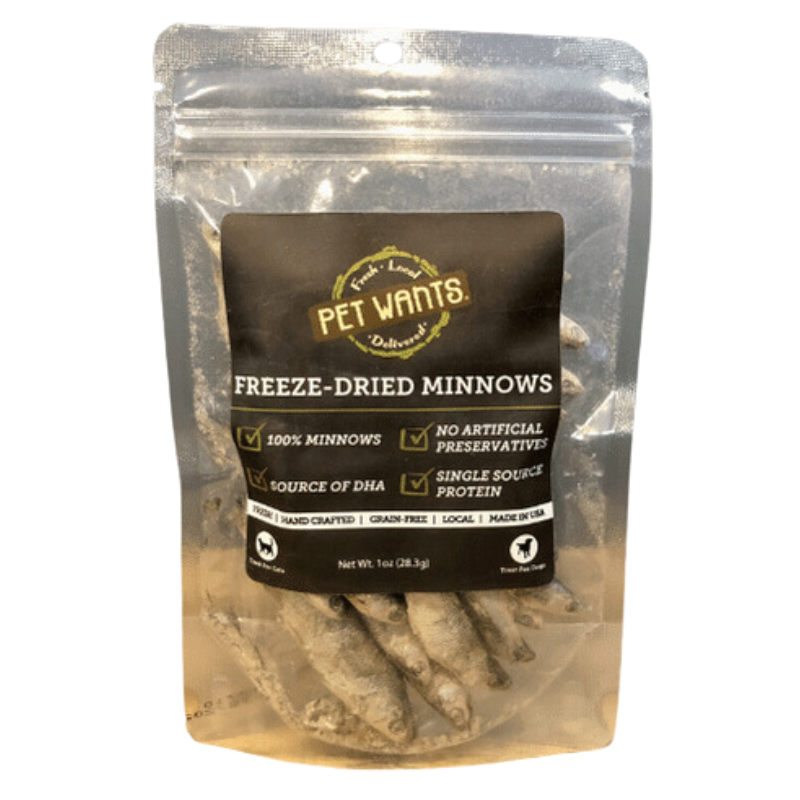 Freeze Dried Minnows - 1 oz.
