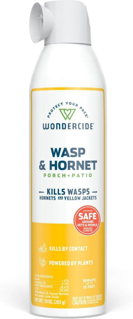 Wondercide Wasp & Hornet Porch + Patio Aerosol Spray, 10-oz