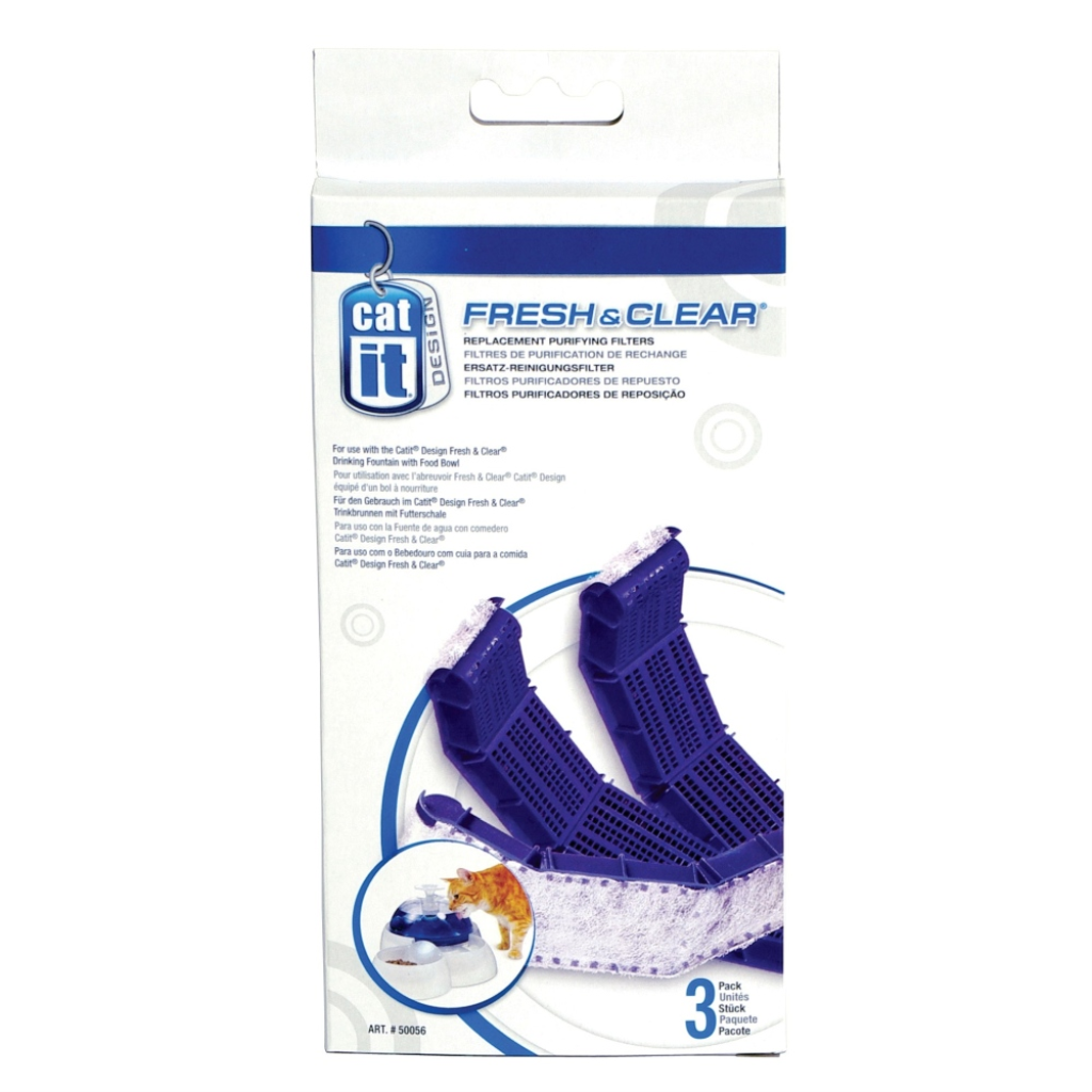 Catit Design Fresh & Clear Purifying Filters, 3-count