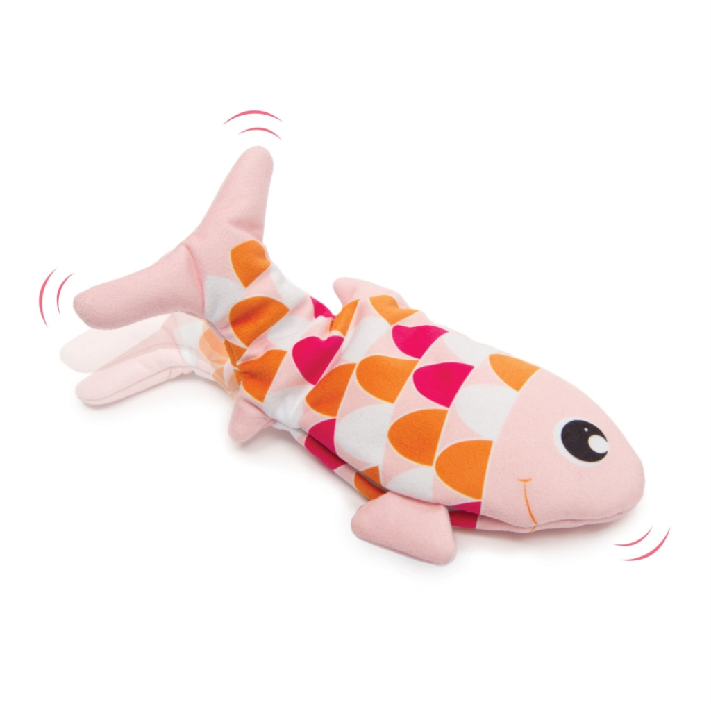 Catit Groovy Fish Interactive Cat Toy, Pink