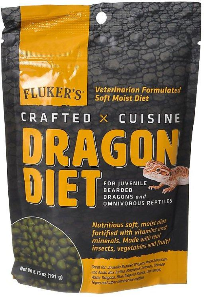 Fluker's Crafted Cuisine Juvenile Bearded Dragon Diet Reptile Food, 6.75-oz