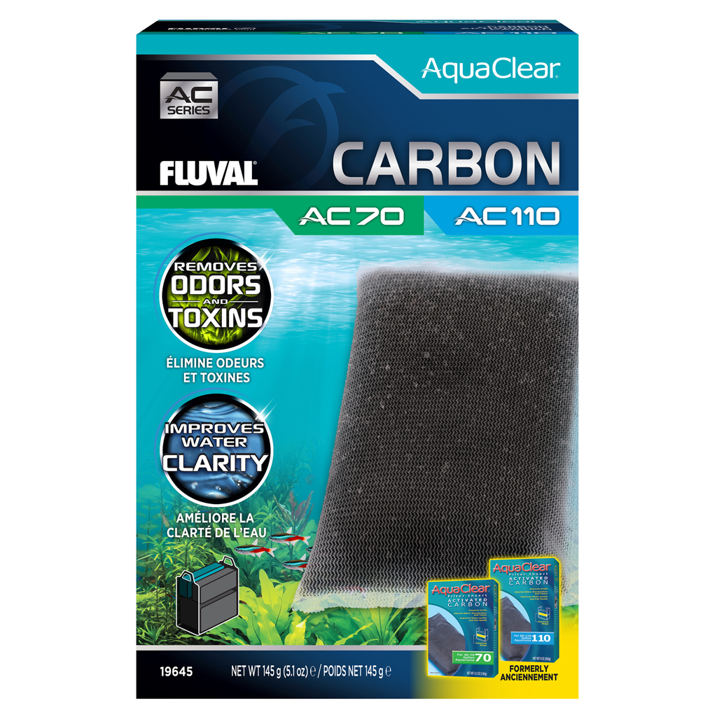 Carbon for AquaClear AC70/AC110 Power Filter, 5.1 oz / 145 g