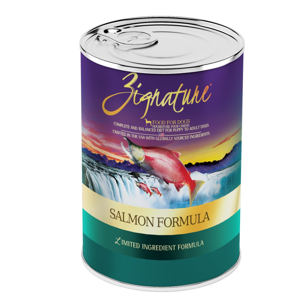 Zignature Salmon Limited Ingredient Formula Grain-Free Wet Dog Food Can, 13-oz