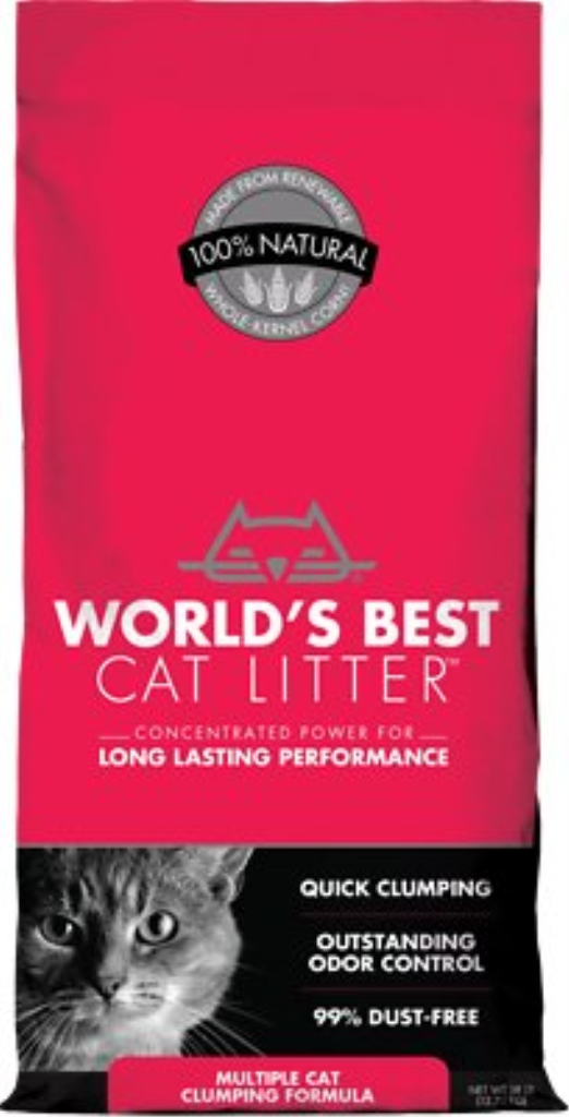 World's Best Cat Litter Multiple Cat Clumping Cat Litter, 28-lb