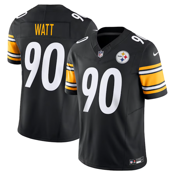 T.J. Watt Pittsburgh Steelers Nike Black Home Limited Jersey