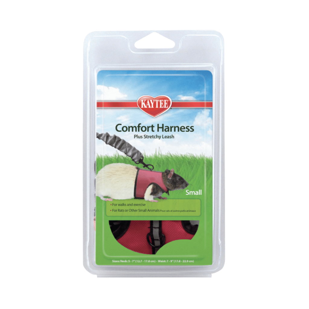 Kaytee Comfort Harness Plus Stretchy Leash Small Animal Harness, Small