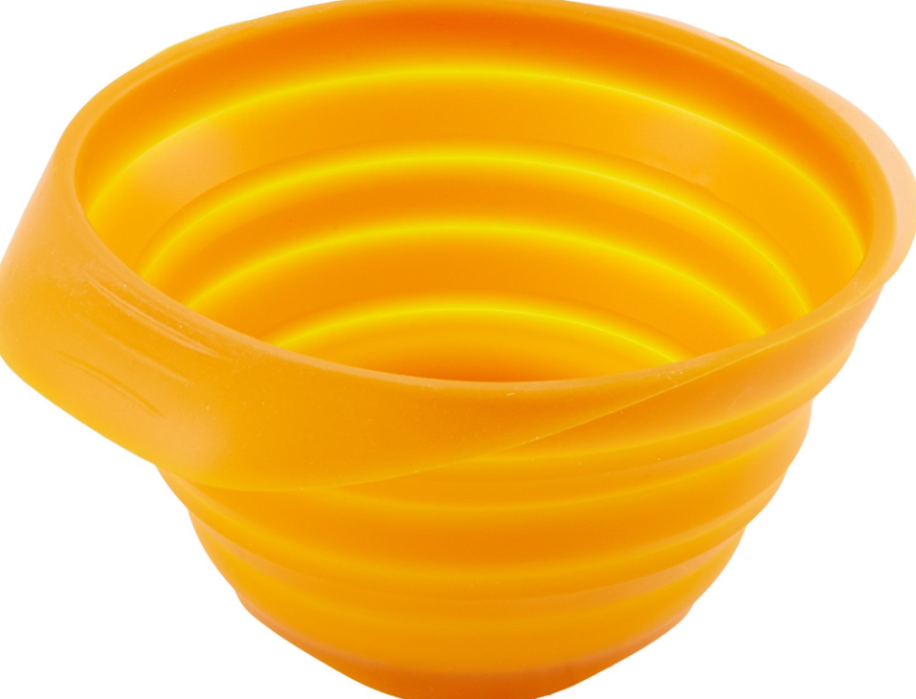 Kurgo Collaps-A-Bowl Pet Bowl, Orange