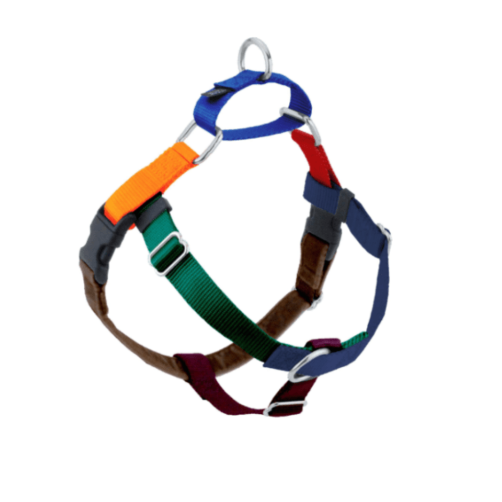 2 Hounds Design Freedom No-Pull Dog Harness & Training Leash, Jellybean Spice, X-Large, 1-in