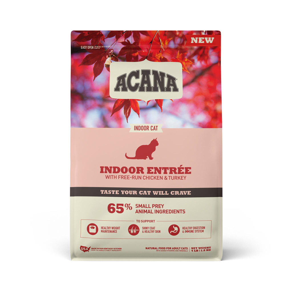 ACANA Indoor Entrée Dry Cat Food, 4-lb