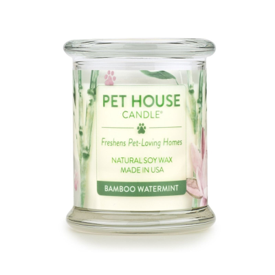 Pet House Candle Bamboo Watermint Large