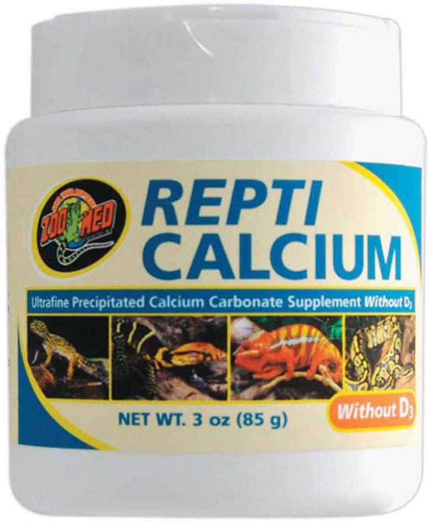 Zoo Med Repti Calcium without D3 Reptile Supplement, 3-oz
