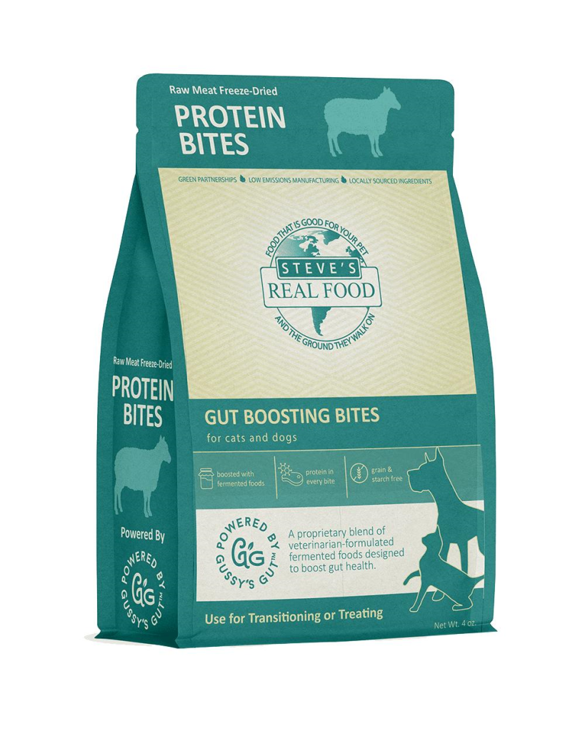 Steve's Real Food Lamb Protein Bites Freeze-Dried Dog & Cat Treats, 4-oz