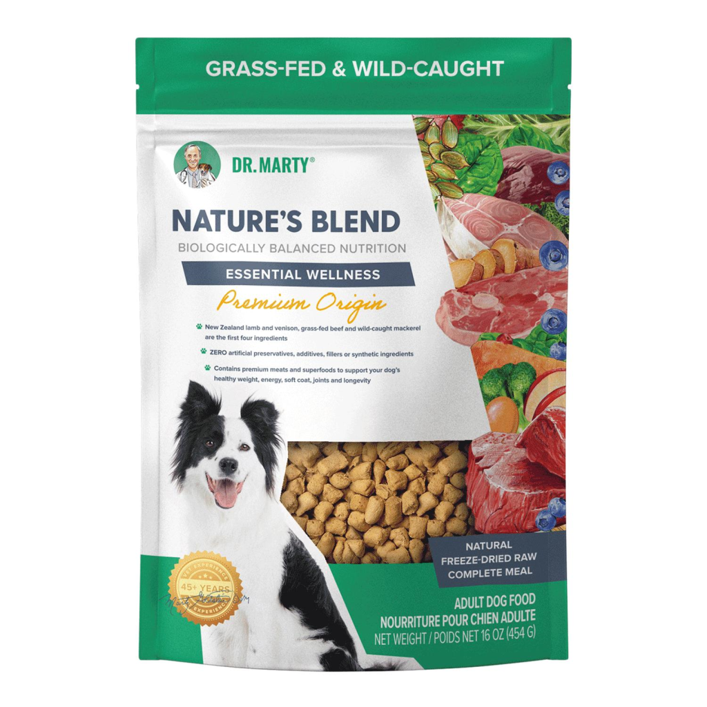 Dr. Marty Nature's Blend Essential Wellness Premium Origin Freeze-Dried Dog Food, 16-oz