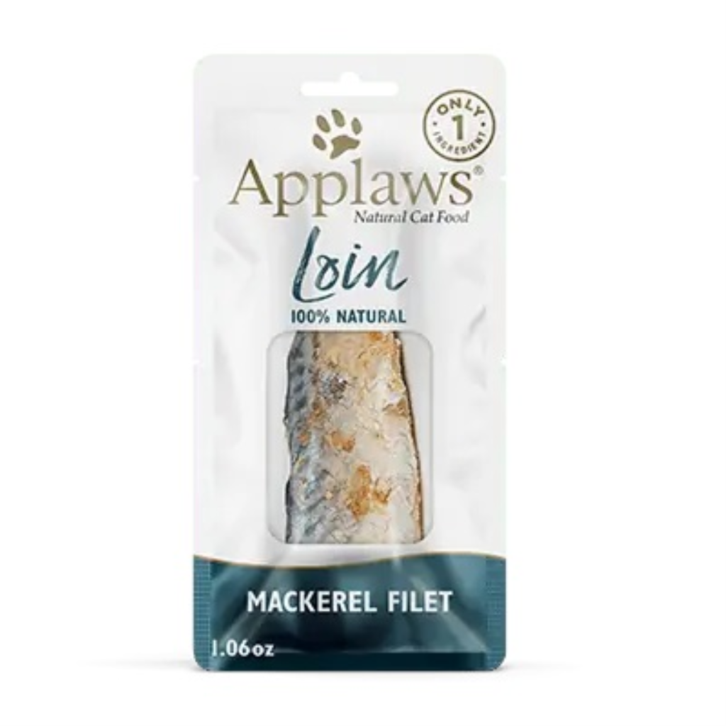 Applaws Loin Mackerel Fillet Cat Treat, 1.06-oz