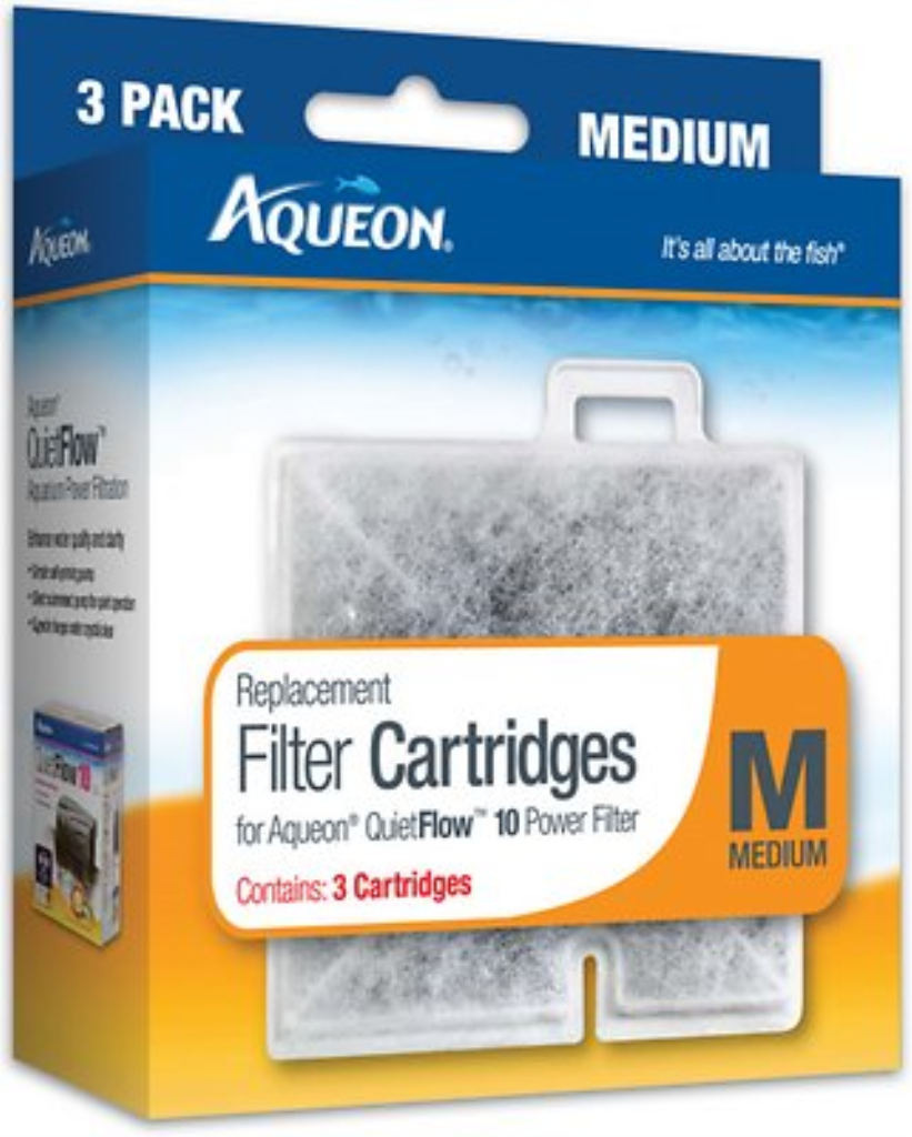 Aqueon Medium Filter Cartridge Replacement, 3-count